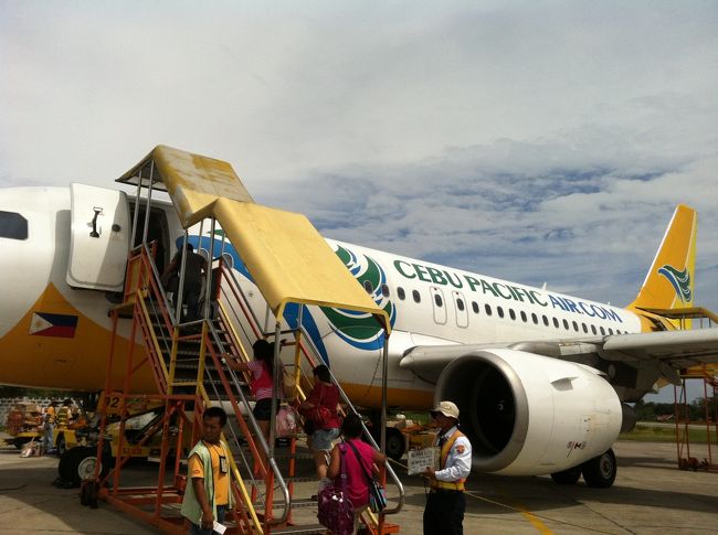 帰りはいそいそと、タビグララン（ボホール）→マニラへダイレクトに<br />セブパシフィックで帰ります。