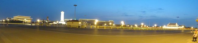 夜の天安門広場
