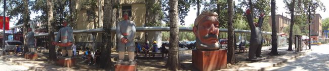 いろんなオブジェがあり面白い