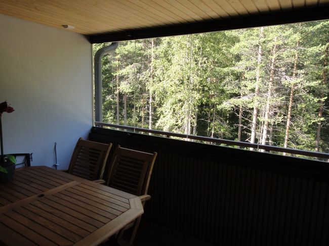 寝室の横にもテラスがあります。