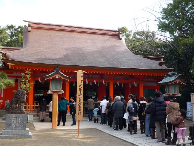 次の日は、駅から歩いて行ける住吉神社へ初詣。<br /><br />