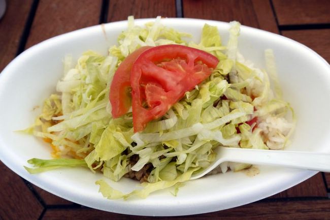 私はタコライス ￥８５０−