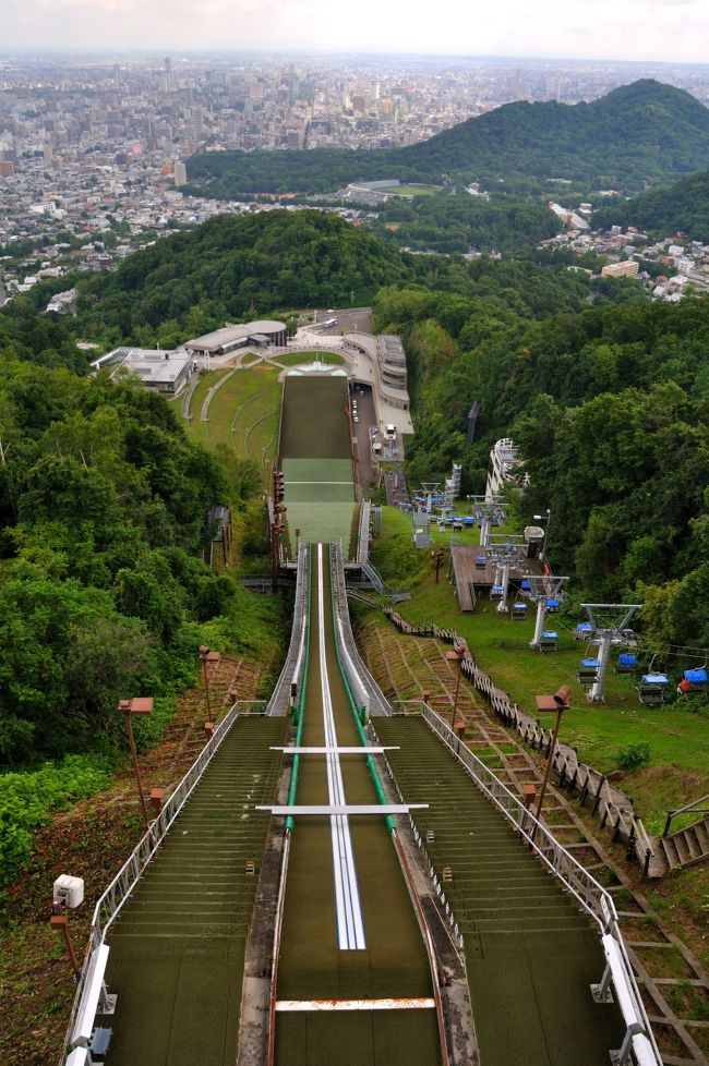 市街が一望。<br />あらためて札幌は大都会なのだと実感。