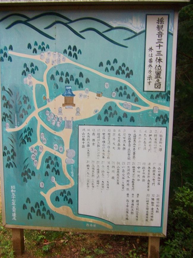 磨崖仏巡りの地図