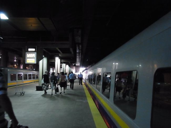 ケベックシティの駅に着きました。ここが終点です。