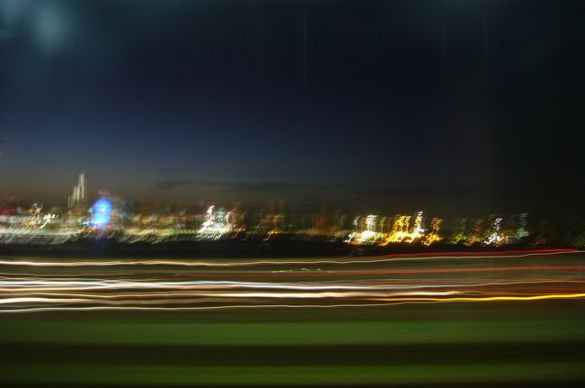 夜のシャルルドゴール空港。<br />帰国します。<br /><br />4泊6日でしたが、帰る日もたっぷり楽しめました。<br /><br />去年と続けてのパリだったので、少し慣れて<br />また違った楽しみ方ができました。<br />やっぱり素敵な町です。