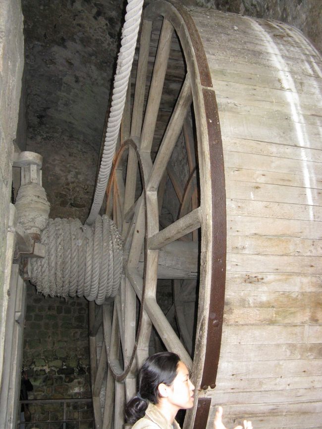 その昔これで人と物資を上げていたんでしょう。