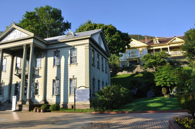 元町公園にて。