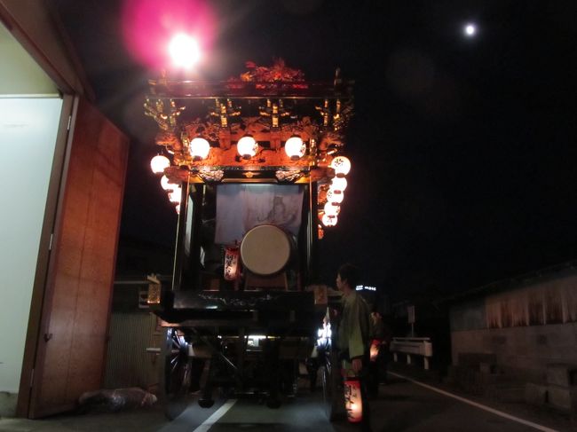 この日は屋台の準備と顔見世で終り。