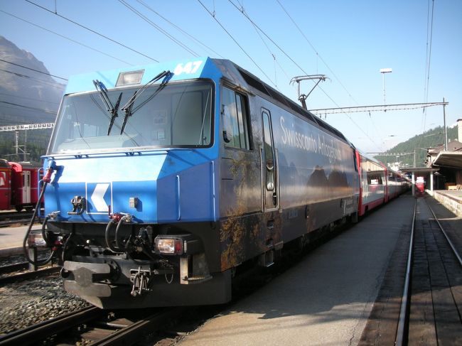 氷河急行_Glacier Express ゆったり！標高差1400mの美観ルートを