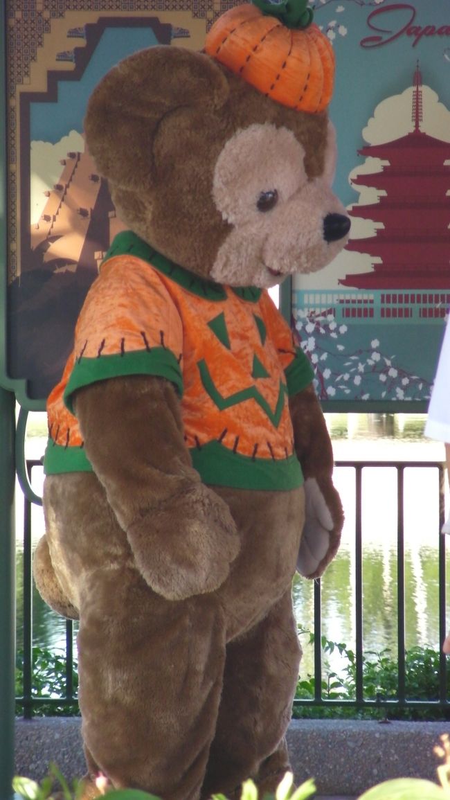 番外編<br />ハロウィーン番ダッフィー隊長。ディズニー・シーのハロウィーン番よりこっちの方がお似合いです。
