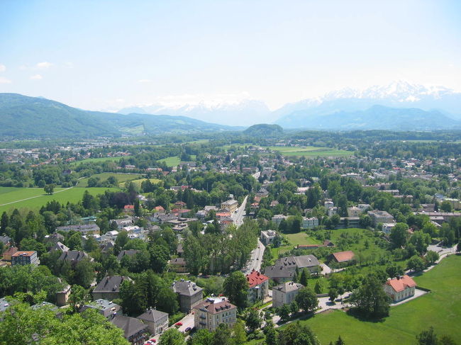 ザルツブルグ城からの風景