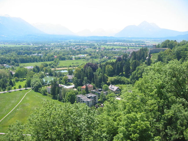 ザルツブルグ城からの風景