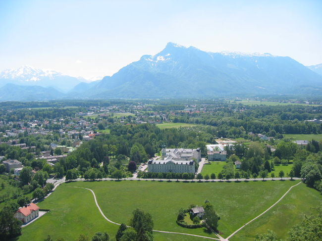 ザルツブルグ城からの風景