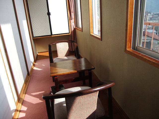 外の景色は良くないからこの角度かな。