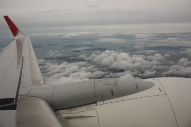 空からだと、曇り空も悪くないかも…