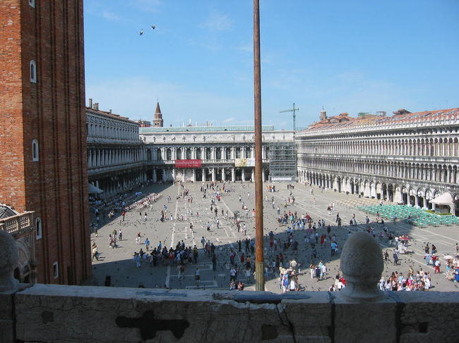 サンピエトロ寺院から見た広場です。