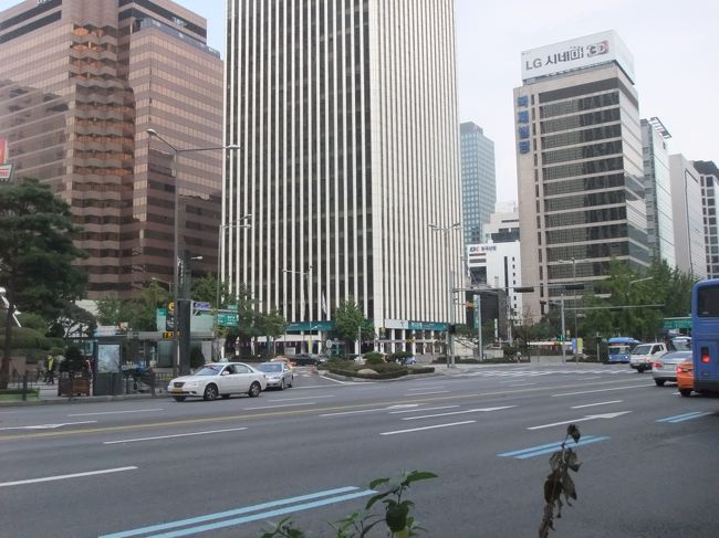 乗り継ぎ時間は７時間程度なので、とりあえず明洞だけ。