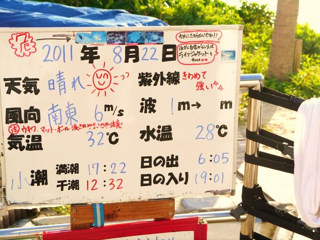 今日も絶好のコンディション。<br />泳ぐぞ〜！！