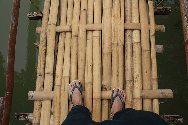 かずら橋とどっちが怖いかという議論になったが、結構悩む。 <br />この吊り橋の方が揺れた気がするけど気のせいかな？ <br />