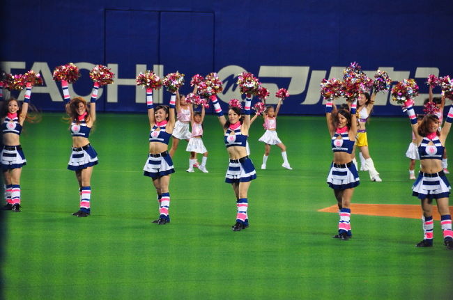 【ヤクルト戦　2011.9.24】→土曜３時試合開始<br /><br />中３−ヤ２　 中日サヨナラ勝ち<br /><br />・バッテリー<br /><br />ヤクルト→増渕、久古、松井光、日高、松岡<br />　　　　　　 林昌勇−相川<br /><br />中　　日→ソト、三瀬、浅尾−谷繁<br /><br />「チアドラゴンズ」　１９９７年に結成<br />後ろの「チビッコ・チアドラゴンズ」も将来楽しみ