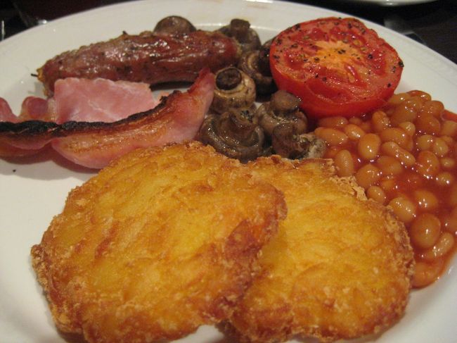 イギリスでよく見る朝食なんですが、なんだかおいしい