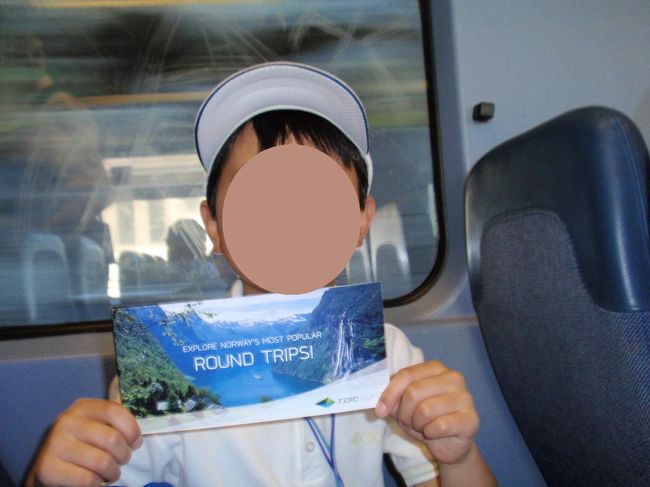 27日にオスロ駅で買っておいたナットシェルのフィヨルド周遊チケットです。