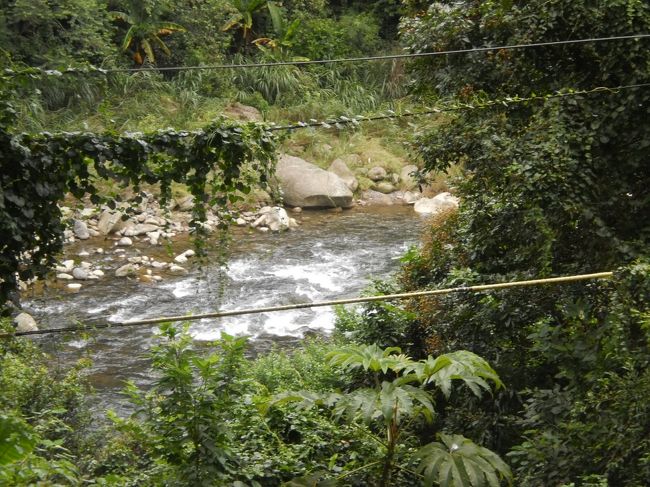 眼下に泳いだ川・・・。