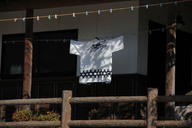 船頭さんの法被が干してあるのも、なんだかおしゃれ〜♪