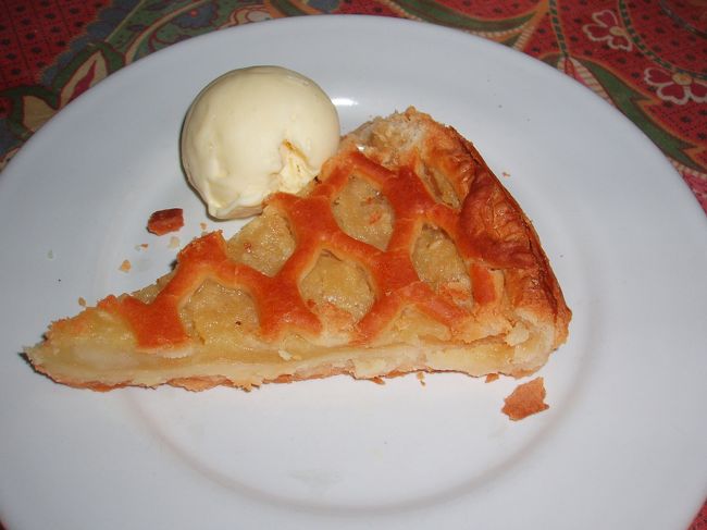 リンゴタルト＆アイス