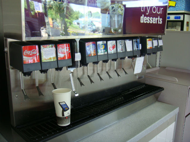 甘い飲み物しかなかった。＾＾：<br />アイスティにしてみたけど、甘すぎー！！