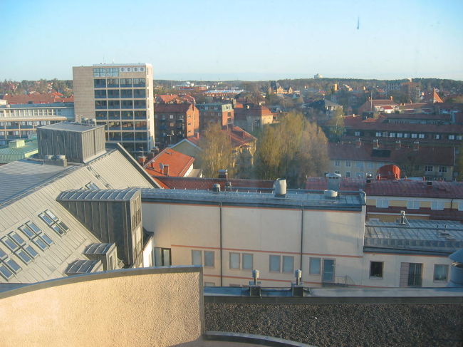 次の日の朝のホテルからの眺めです。この日も良い天気でした。