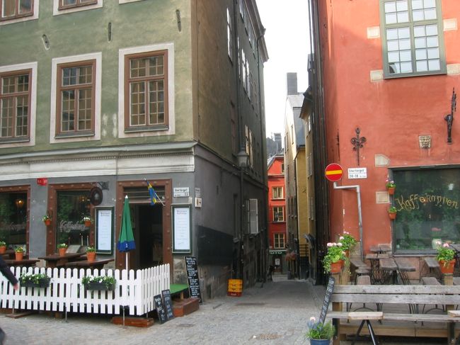 ガムラスタンの細い路地