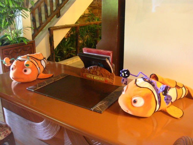 マリン相談カウンター？！にはニモ。<br />ニモもハロウィン仕様。＾＾