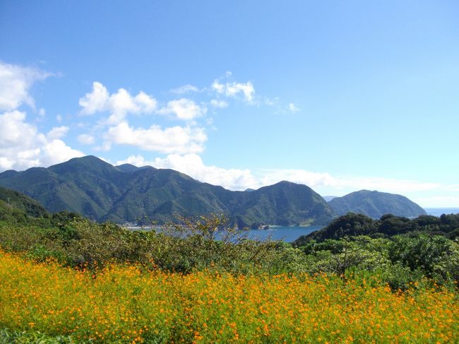 恋人岬入り口の駐車場からの景色