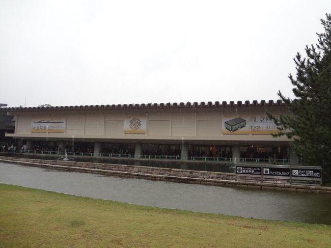 奈良国立博物館はビックリするほど長蛇の列。<br /><br />正倉院展開催中だそうで。<br />一体、どんなモノが見られるんだろう・・・・と<br />あの行列で興味がわきました。