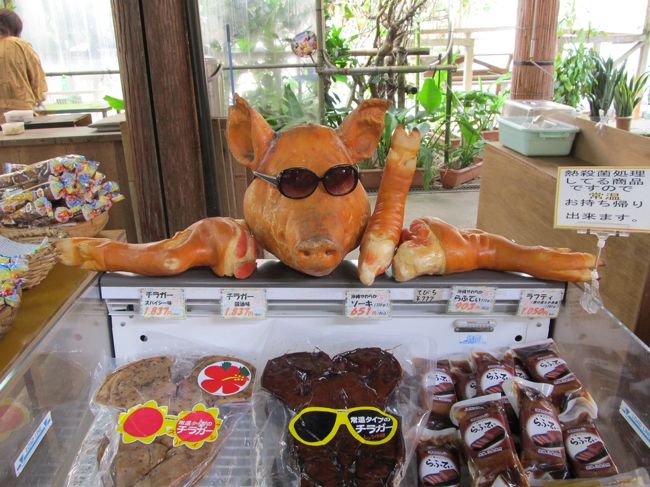 じゃね！豚さん！<br />あとでソーキそばで食べて差し上げるの！！