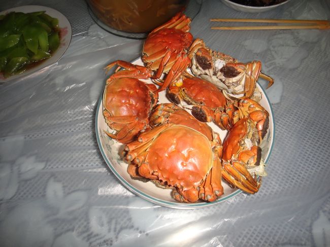 メインは上海ガニです、ばかうま！！