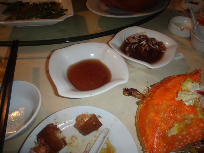 結局酔っ払い蟹２皿食べました。この後２日目もマッサージに行きました。