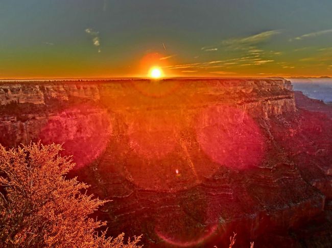 　日没（HDRアート）