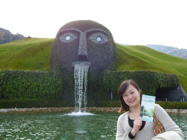 11月2日<br />スワロフスキー・クリスタルワールド<br /><br />今回の旅行で楽しみにしていたところ。<br />入口のグリーンジャイアントに会えた〜