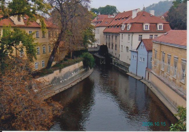 私たちが行った頃は、ちょうど紅葉も綺麗な時期でした。<br /><br />小川沿いにある家々と、木立ち。