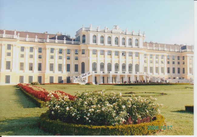 きれいで上品な色合いのテレジア・イエロー。<br /><br />緑の庭園が映えます。