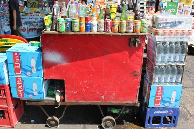 露店ではこんな風に飲み物がうっています。