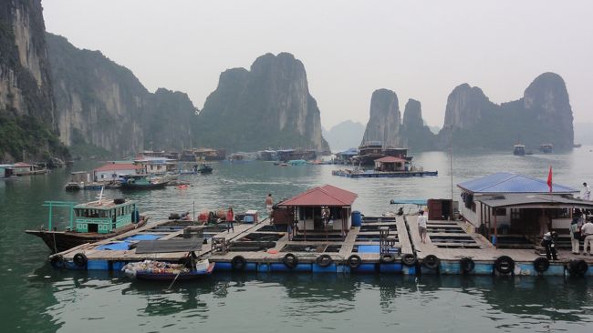 「水上養殖場」です。