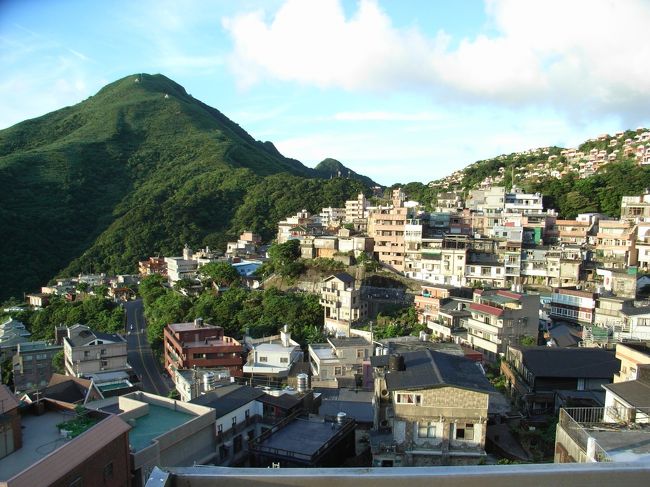 旅館の屋上からの景色。