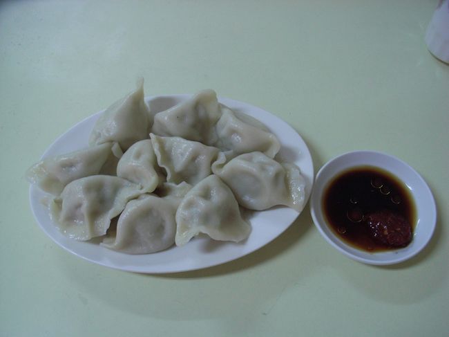 台北でお昼に水餃子を食べました。