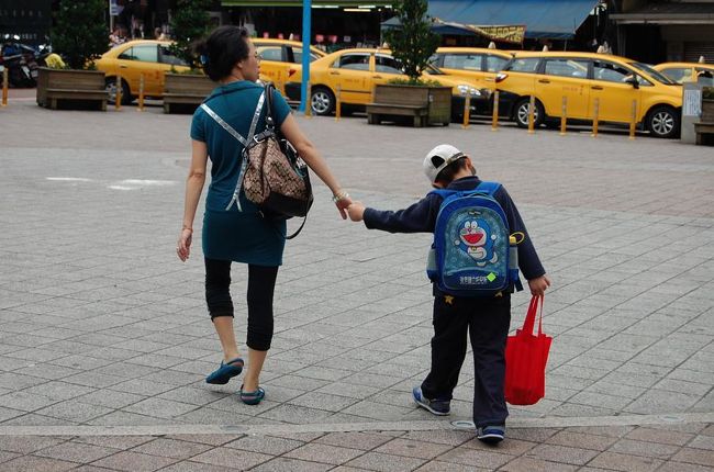 ドラえもんリュックボーイ。<br />台湾のこどもは、ドラえもんかちびまるこちゃんか、スポンジボブが好きに違いない（わたし調べ）