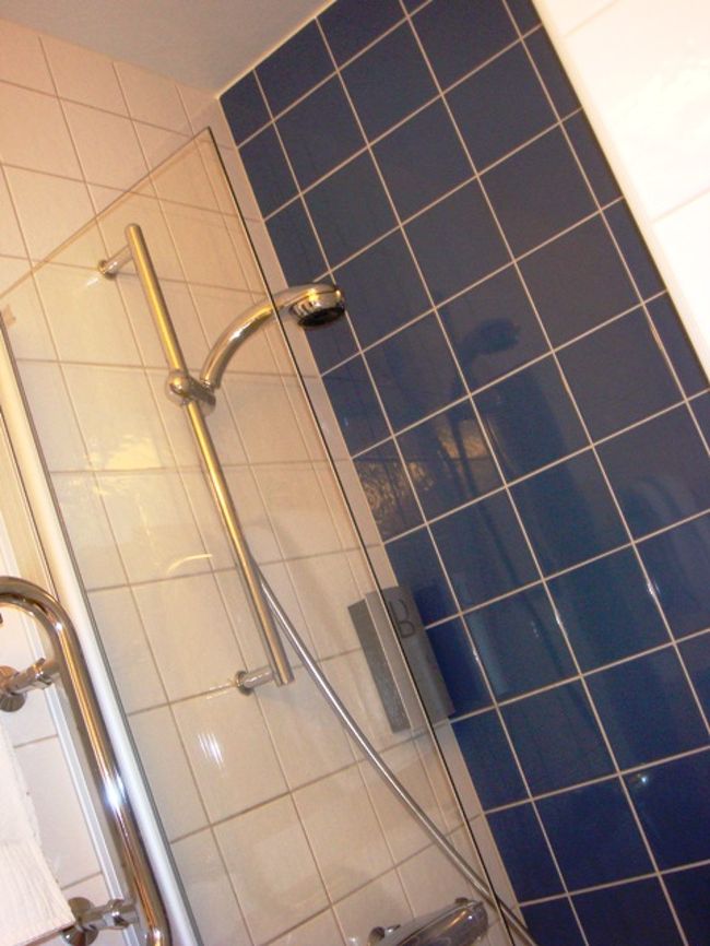 バスタブはなし、シャワーのみです。こちらも清潔。