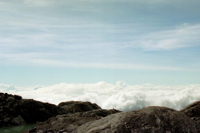 と、その前に１枚。登っている最中は必死で写真を撮る余裕も無し。